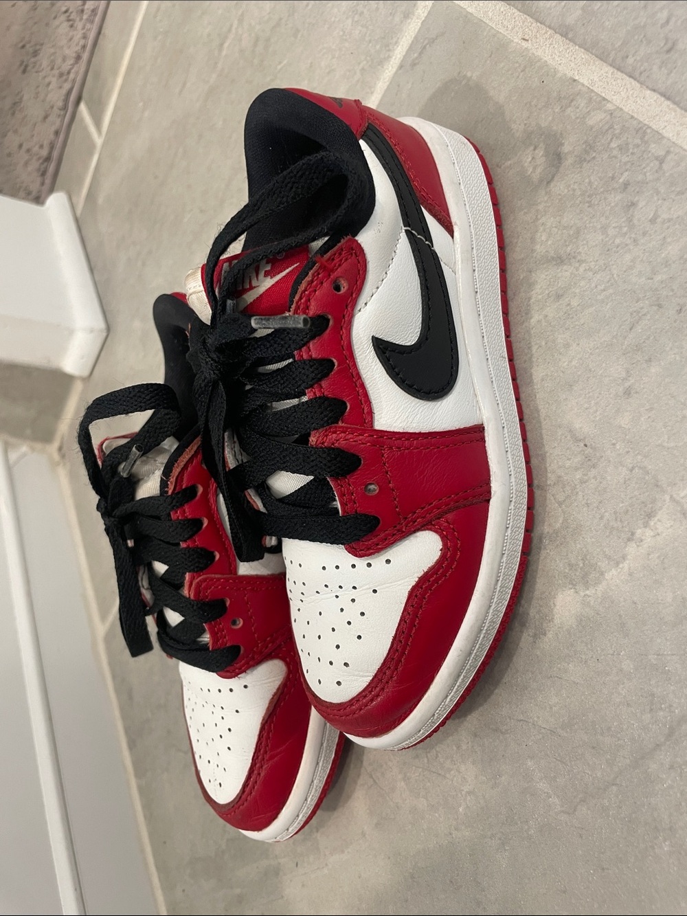 Jordan 1 Retro Low Preschool Kids' "Chicago" Shoe